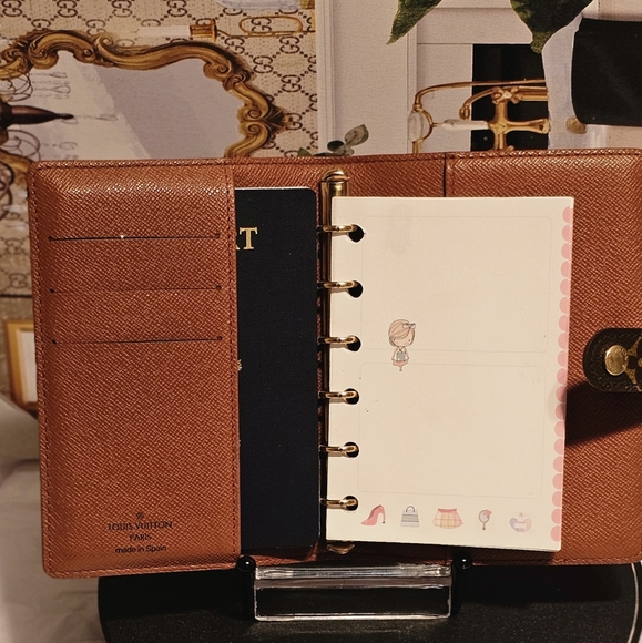 Louis Vuitton Monogram Coated Canvas PM Agenda/Notebook with Dust Bag - Picture 5 of 16